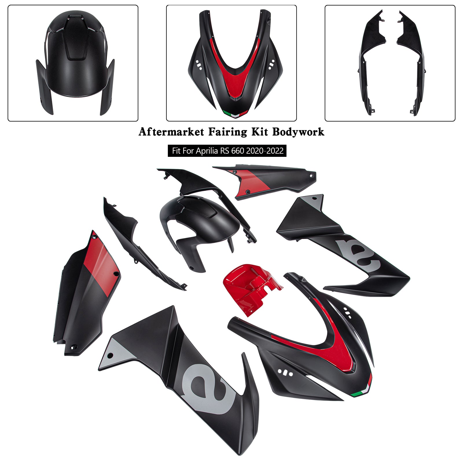 Amotopart (2020-2024) Aprilia RS 660 Fairing Kit Collection