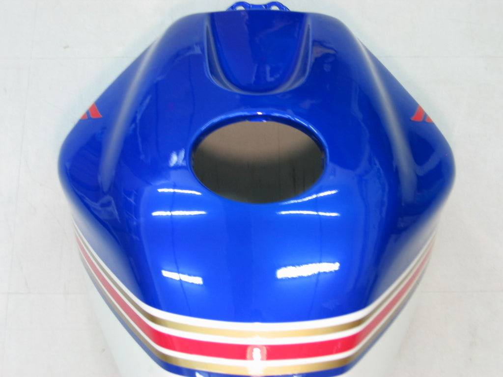 Amotopart 2005-2006 Honda CBR600RR Kit de carenado amarillo y azul Style2