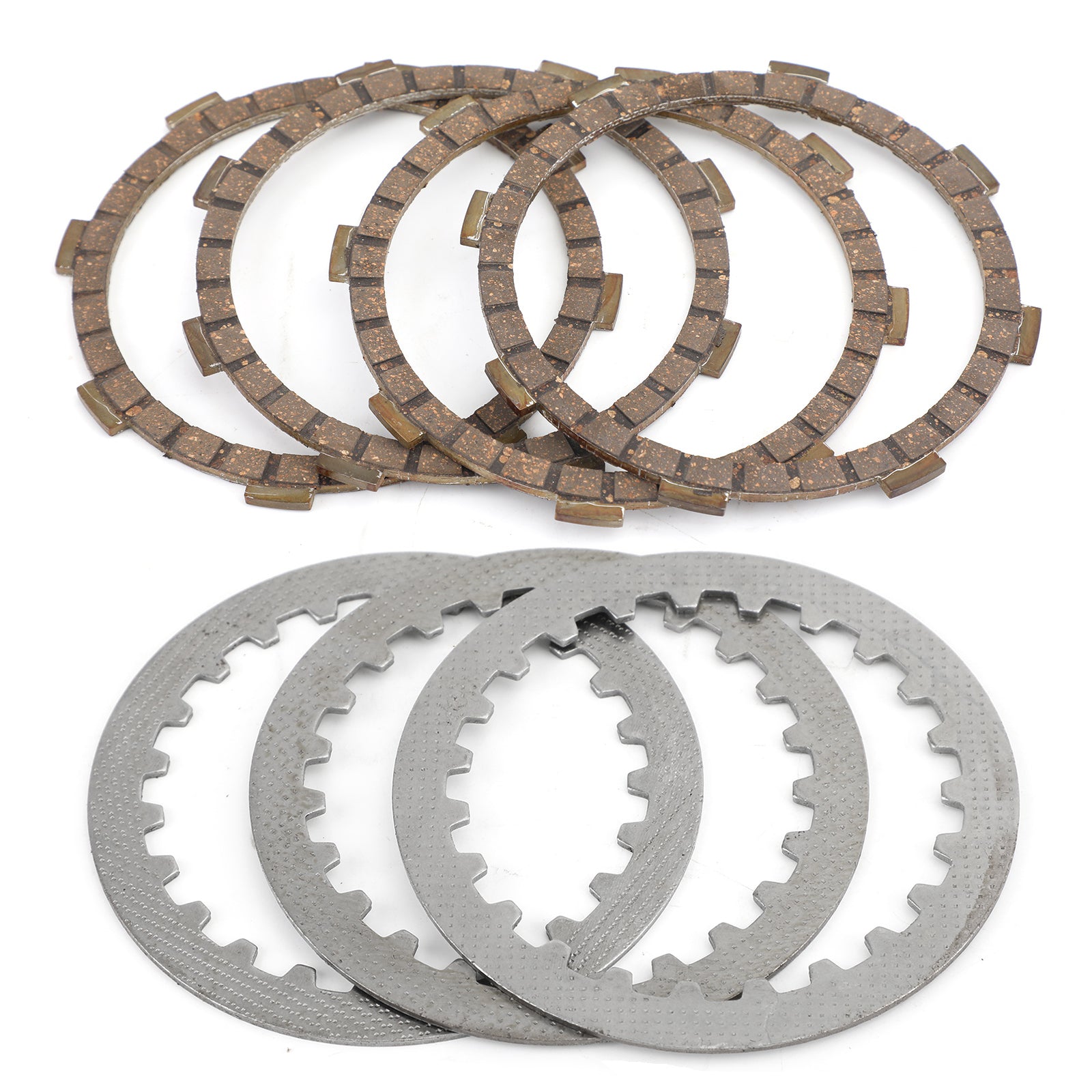 Clutch Kit Steel & Friction Plates for Yamaha YB100 DX100 L5 L5T L5TA 1969-1987