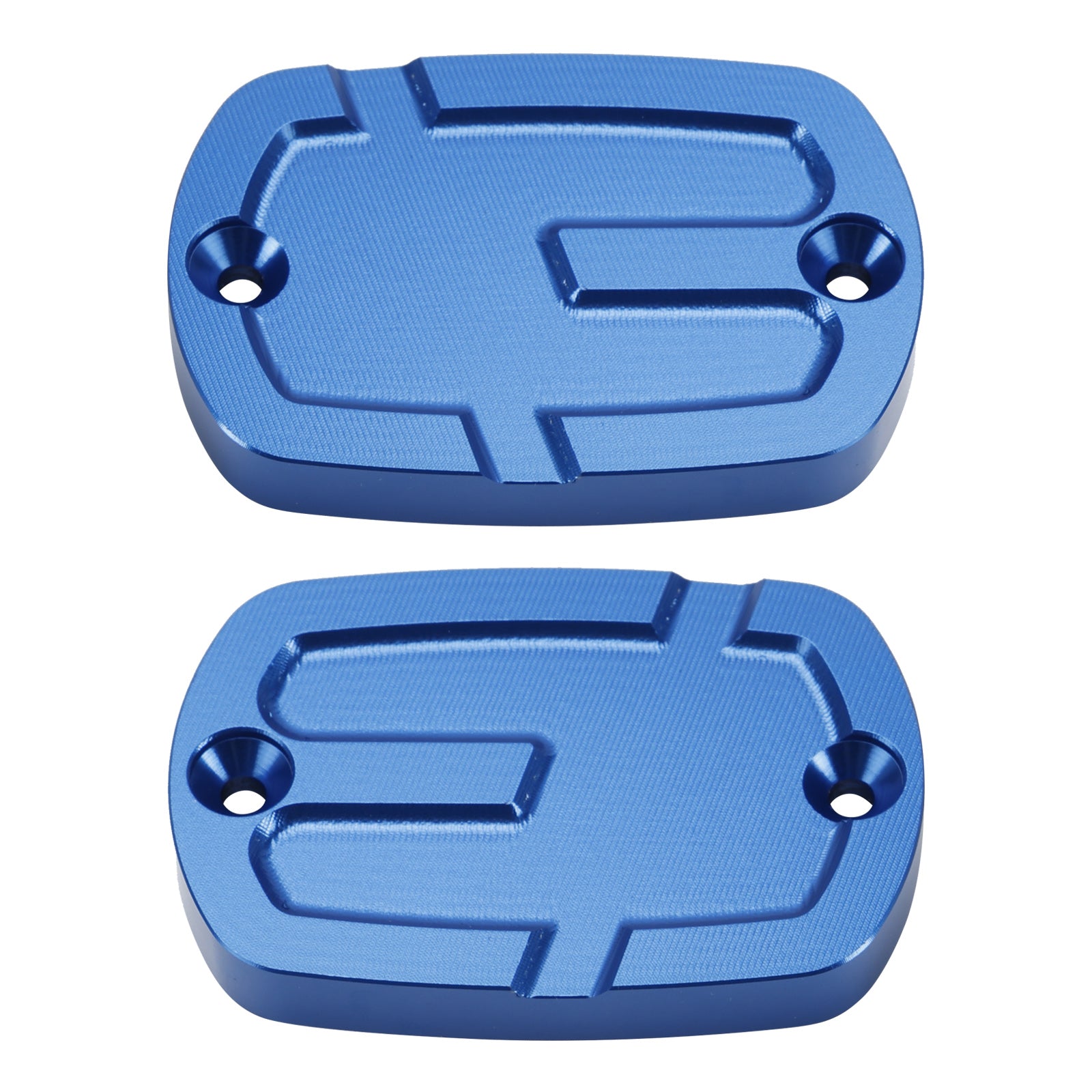 2004-2024 Yamaha T-MAX 500/530/560 CNC Blue Brake Fluid Reservoir Caps Kit