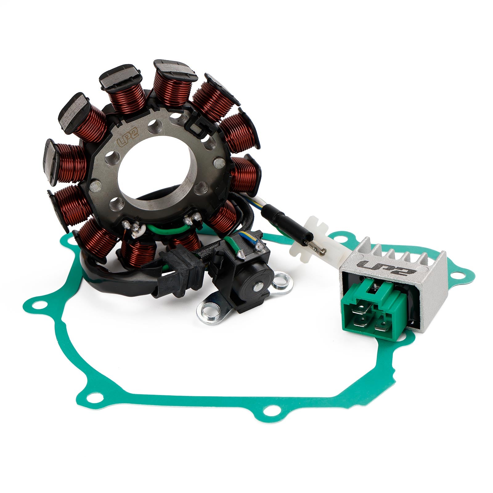 Magneto-Stator + Spannungsgleichrichter + Dichtung für Honda CRF 110 F CRF110F 13–2018