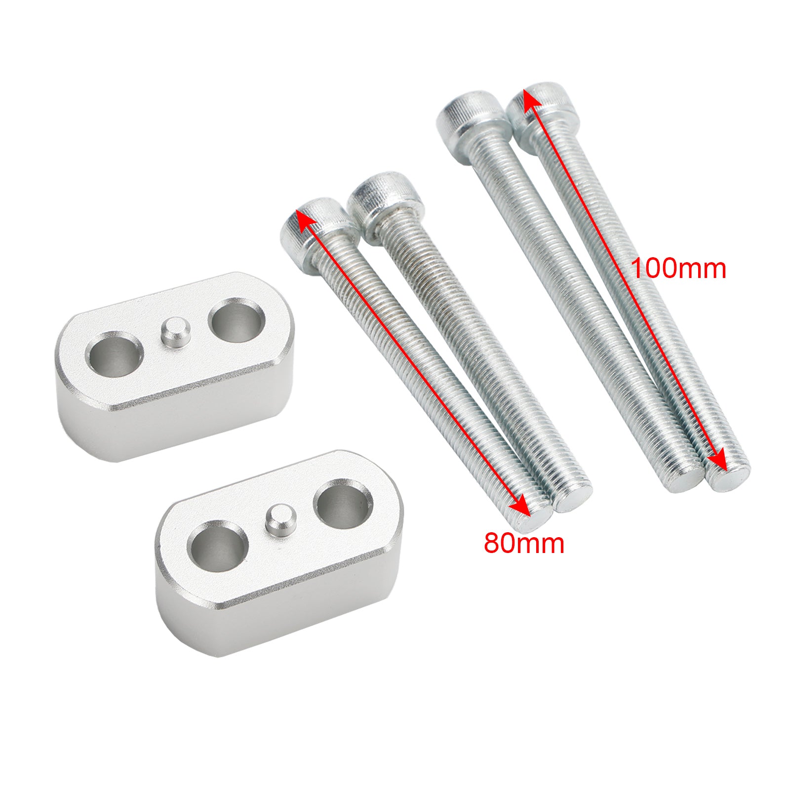 CNC Handlebar risers H=20 mm for Tiger 800 & XC XCa XCx XR XRt XRx 2010-2020