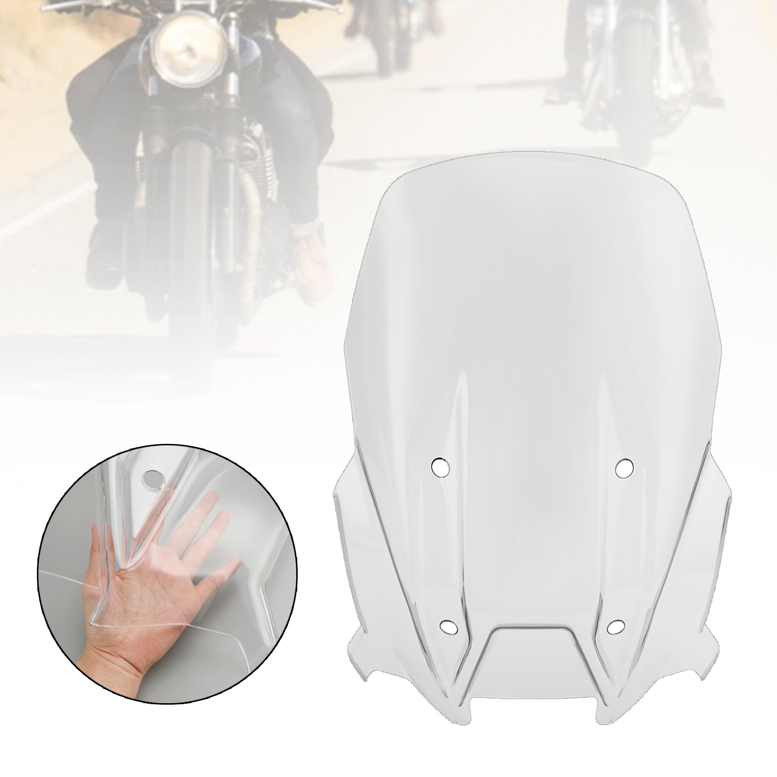 ABS Motorcycle Windshield WindScreen fit for Aprilia Tuareg 660 2022