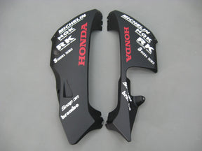Amotopart 2005-2006 Honda CBR600RR Matte Black with Red Logos Fairing Kit