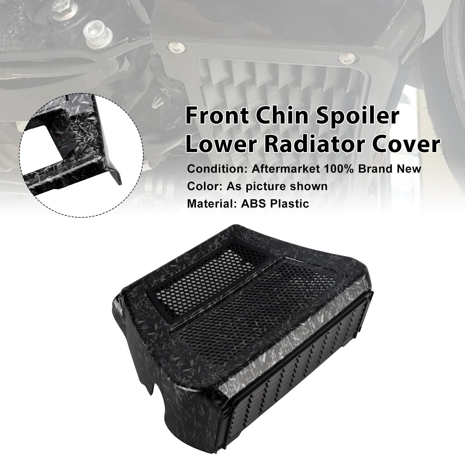 CVO Street Glide FLHXSE 23-25 Lower Chin Spoilers Radiator Guard Cover