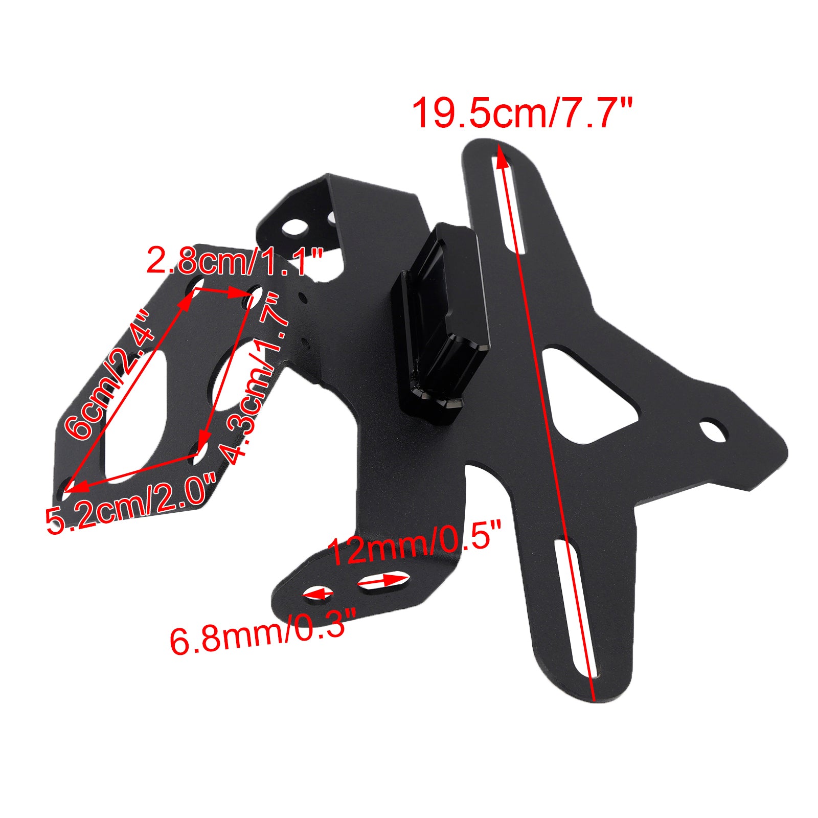 2020-2025 Street Triple 765 R/RS License Plate Holder Frame Bracket