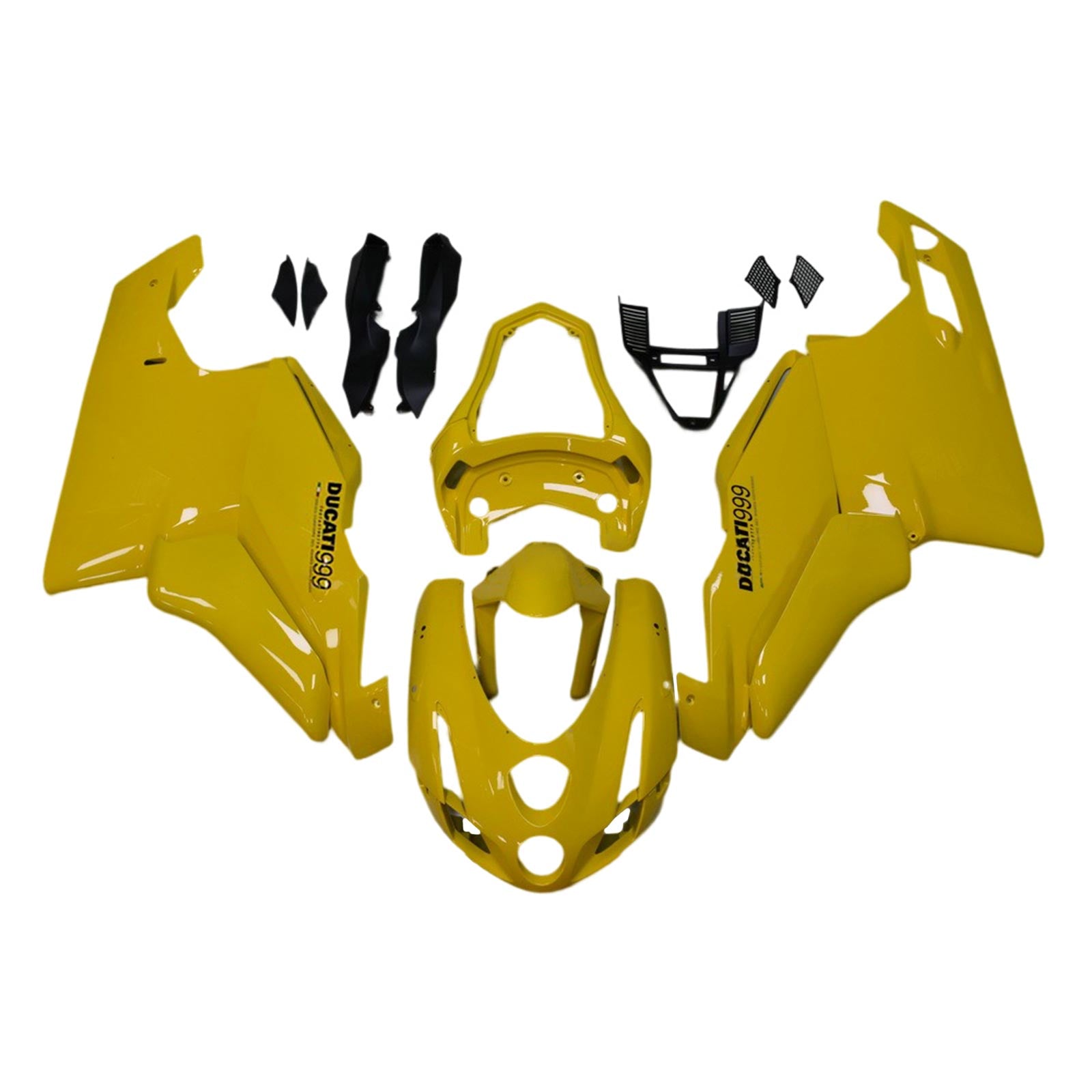 Amotopart 2003 2004 Ducati 999 749 Amarillo Style3 Kit de carenado