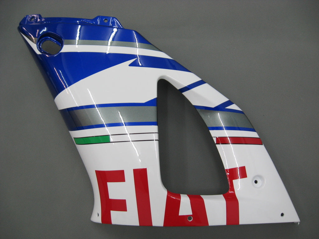 Amotopart 2000-2001 Yamaha YZF 1000 R1 Blue&White Style2 Fairing Kit