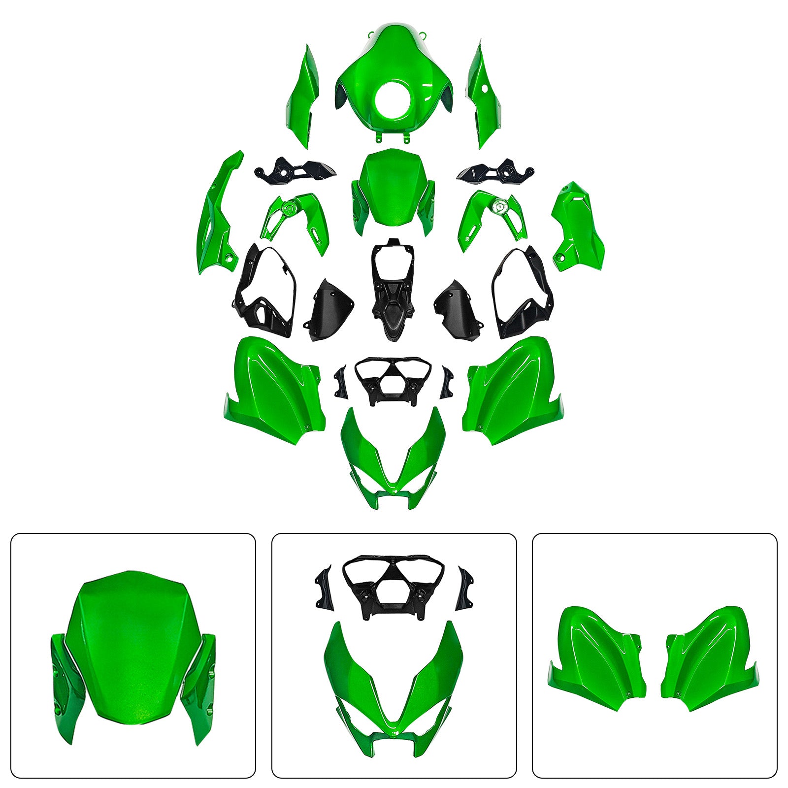 Amotopart 2025-2026 Kawasaki Z900 Fairing Kit Collection