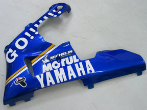 Amotopart 2000-2001 Yamaha YZF 1000 R1 Blue&amp;White Style1 Verkleidungsset