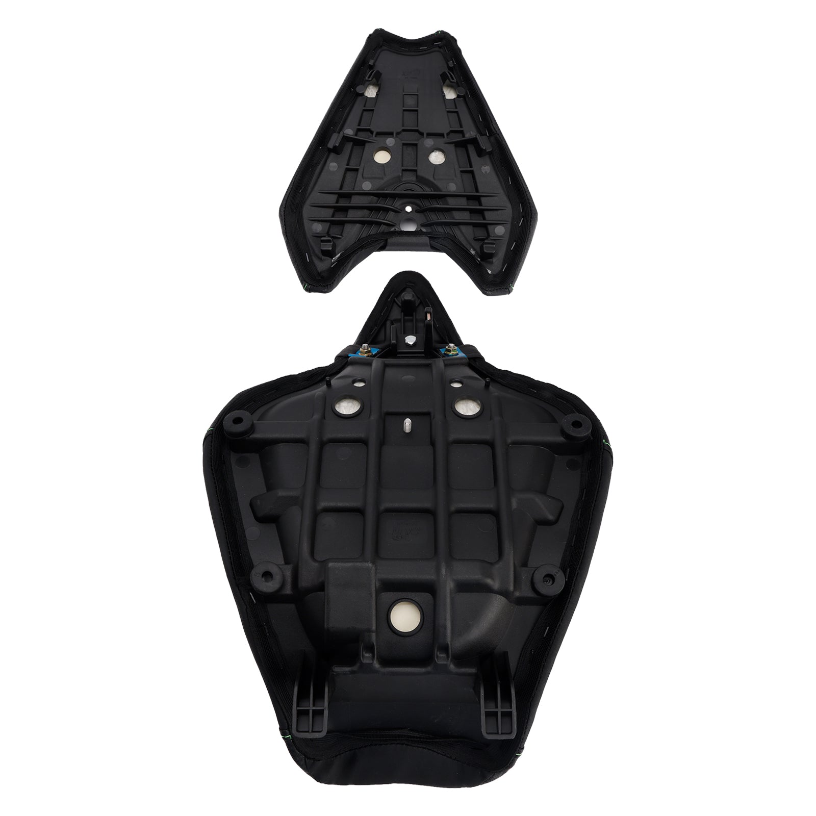 Kawasaki Z1000-coureur 2014-2025&PPassagiersstoelset Achterkussen Zwart