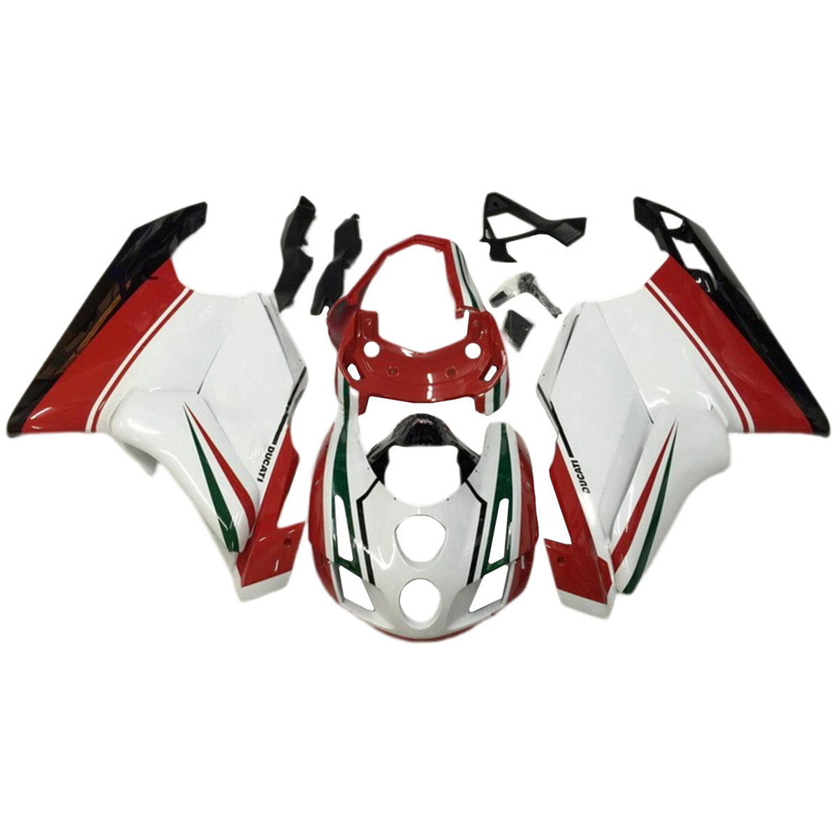 Amotopart 2003 2004 Ducati 999 749 Red&amp;White Style9 Verkleidungsset