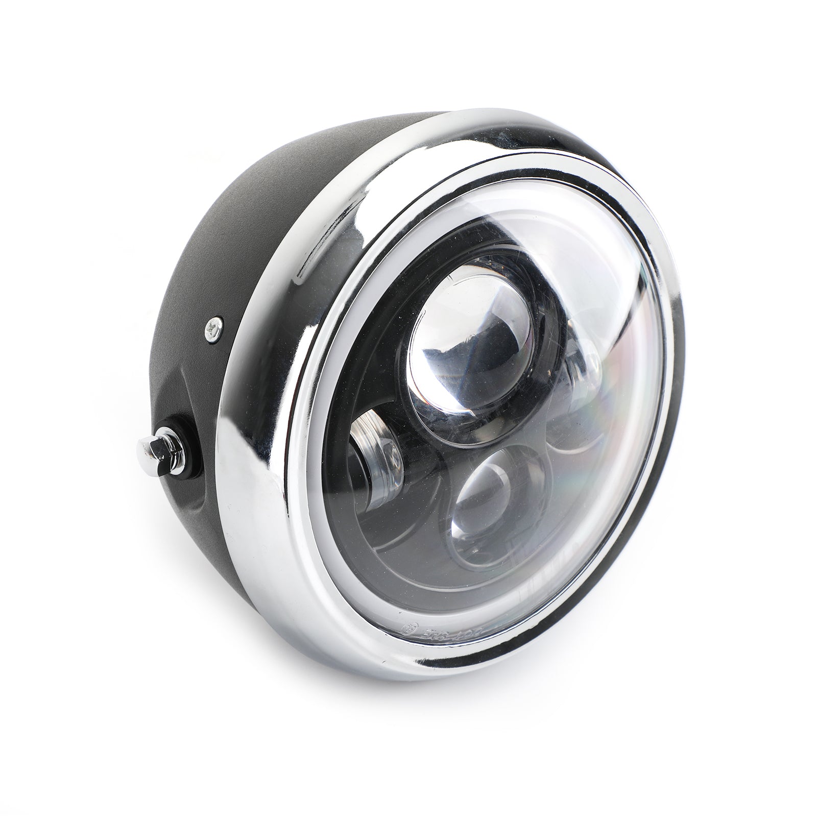 Cafe Racer Cruiser Bobber personnalisé 7 pouces phare de moto projecteur LED rond