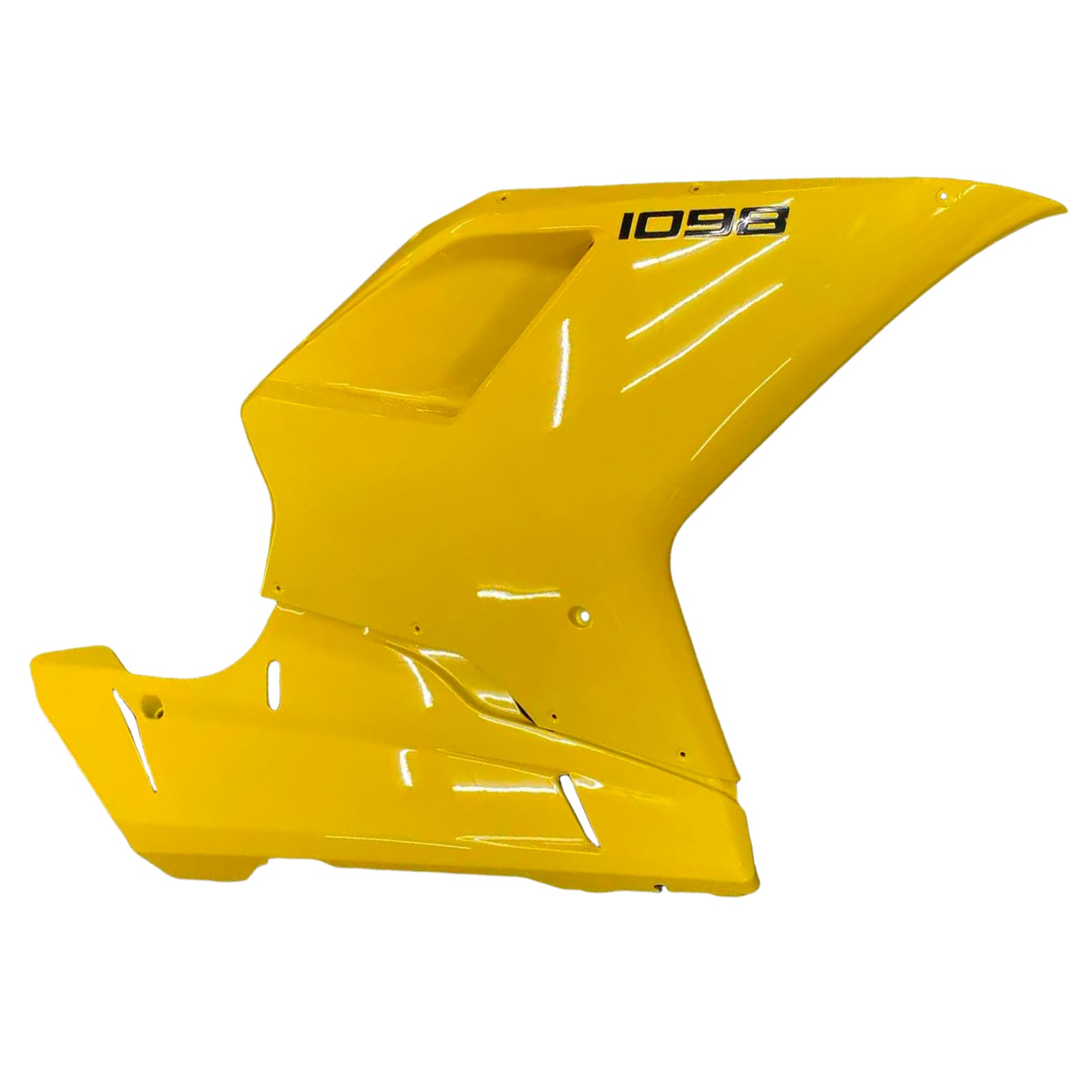 Amotopart 2007-2011 Ducati 1098/1198/848 Yellow Black Fairing Kit