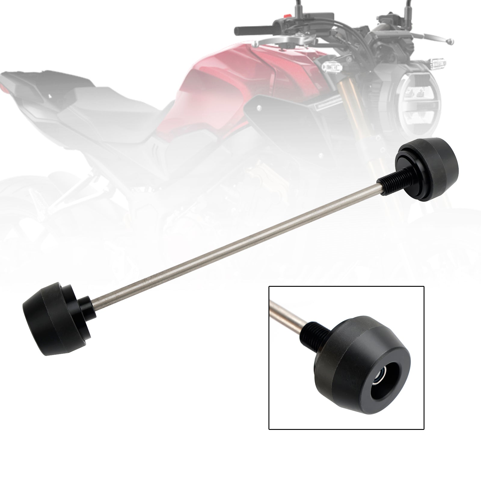 Protecteur de fourche d'essieu avant, curseur de roue noir adapté à Honda Cb650R 21-23 2022