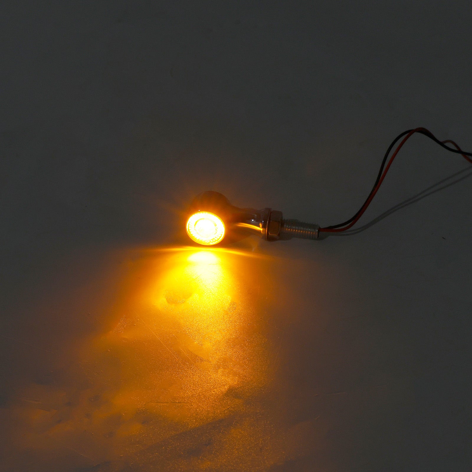 Universal Motorcycle 12V LED Turn Signal Indicator Light 8mm