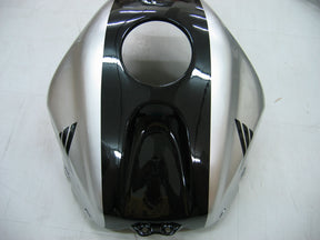 Amotopart 2005–2006 Honda CBR600RR Schwarz-Silber-Akzent-Verkleidungsset