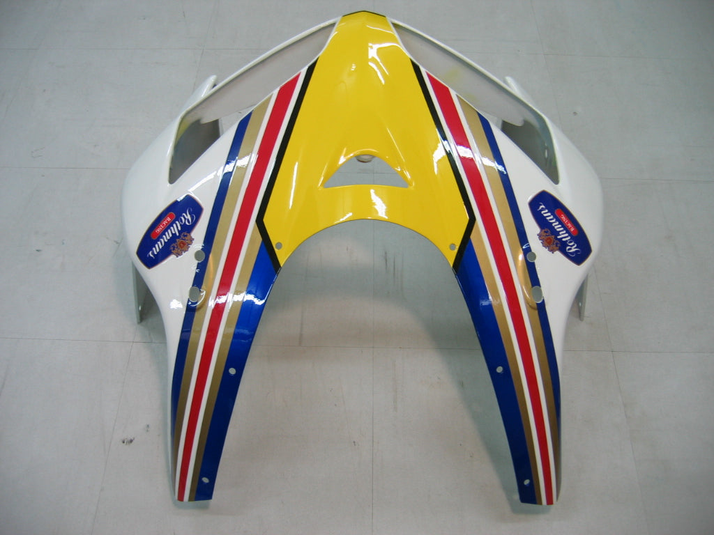 Amotopart 2005-2006 Honda CBR600RR Yellow&Blue Style2 Fairing Kit