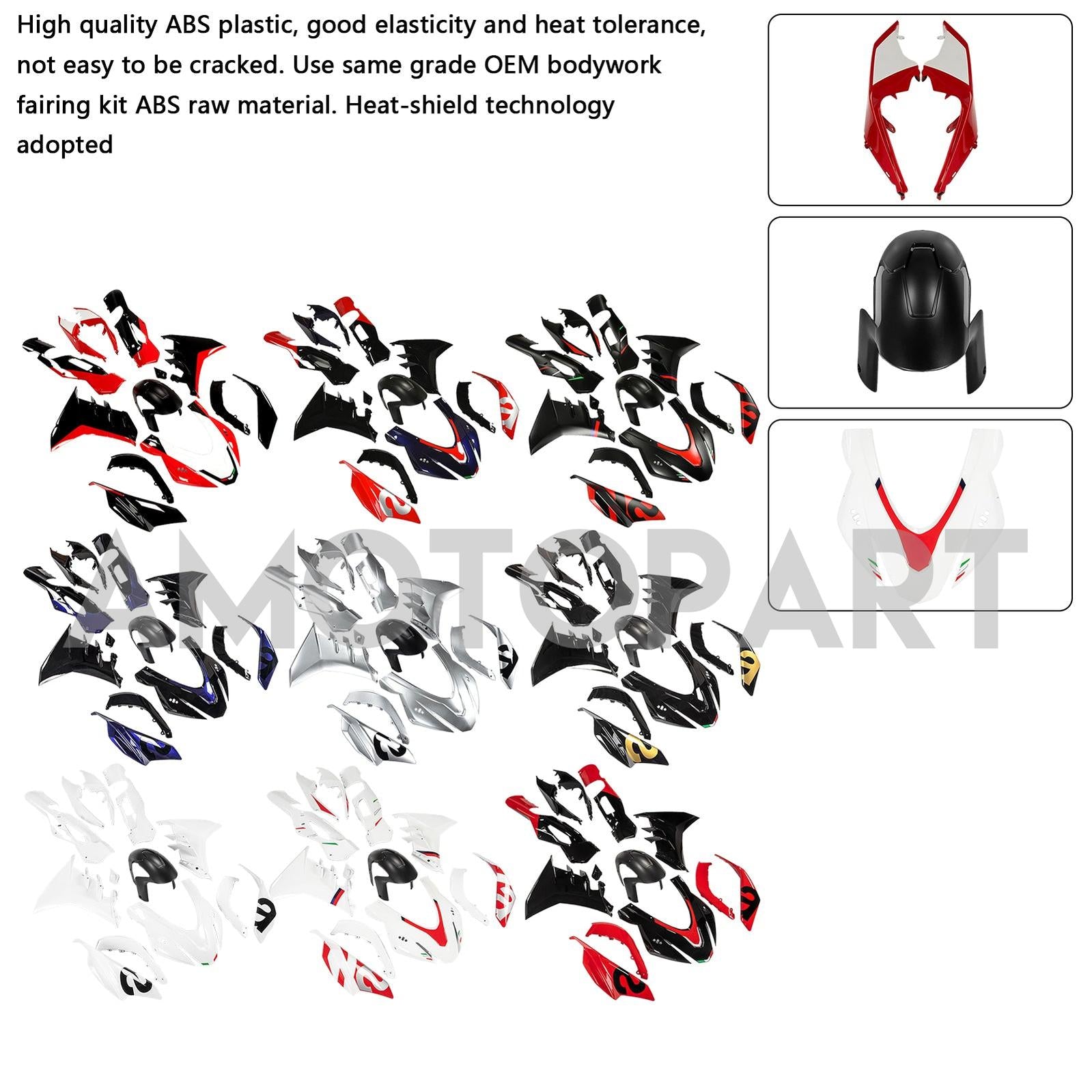 Amotopart 2021-2024 Aprilia RSV4 Fairing Kit