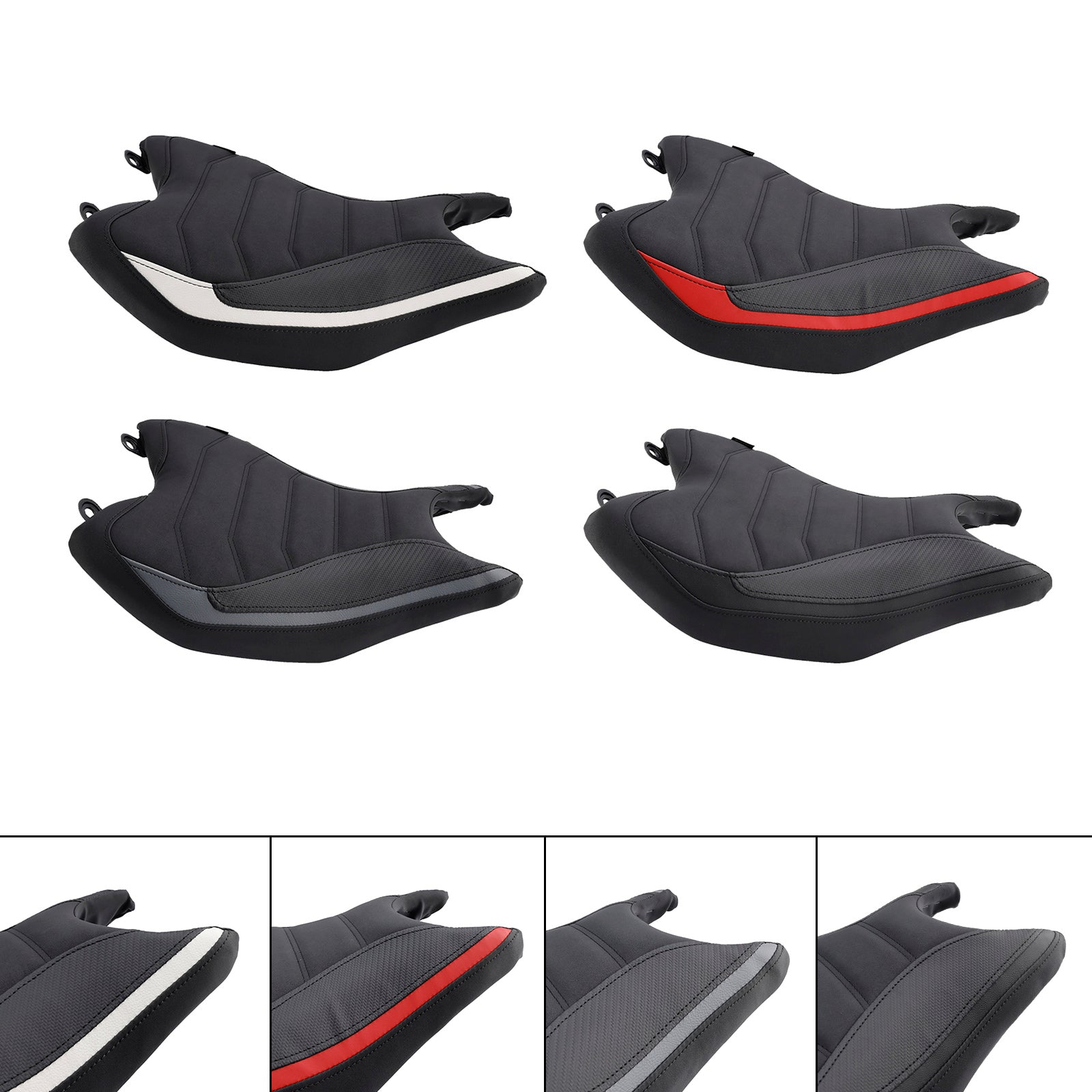 2024-2025 TR DAYTONA 660 Front Raider Seat Driver Cushion PU Upper White