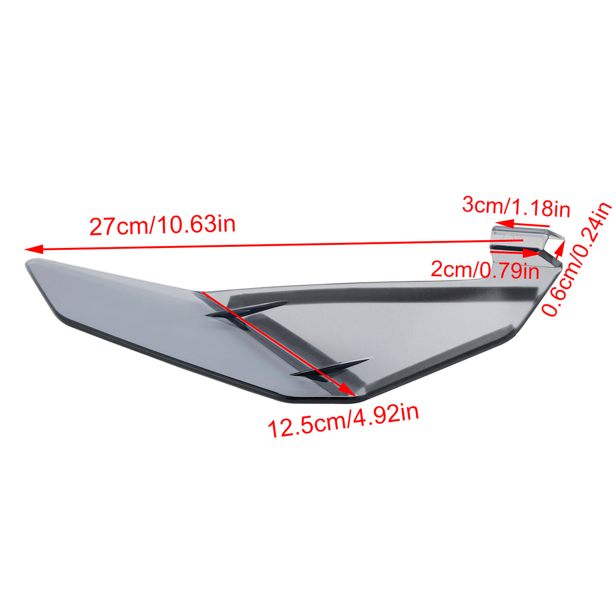 2023 Honda XL750 Transalp Windshield Plate Side Panels