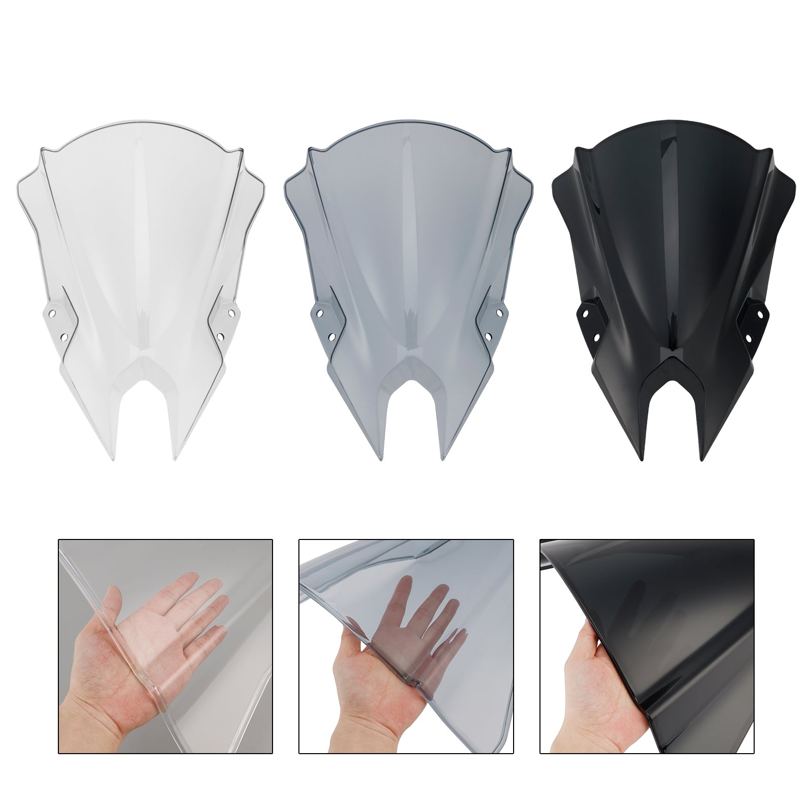 2024-2025 Kawasaki ninja 500 parabrisas de parabrisas