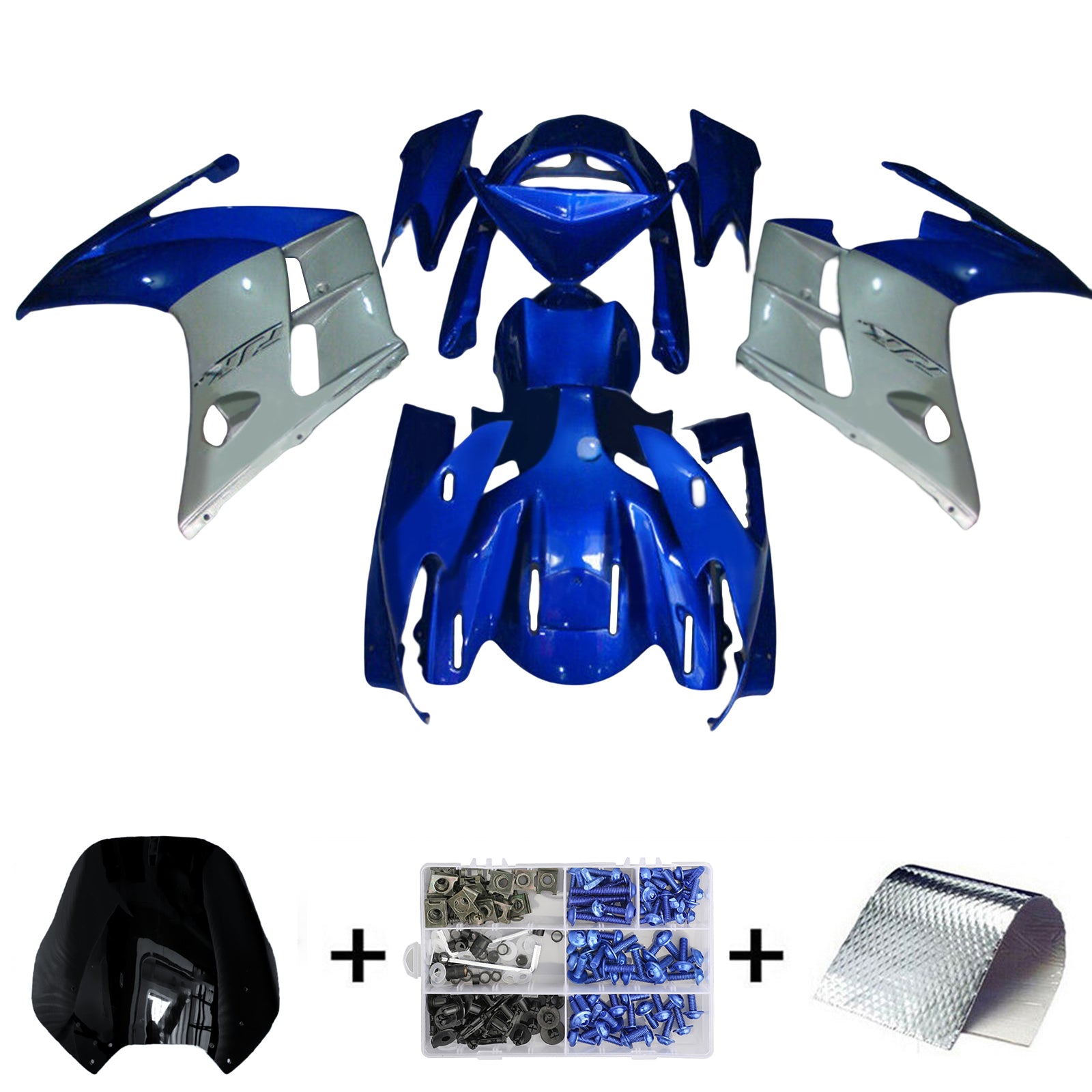 AMOTOPART YAMAHA FJR1300 2001-2006 Blue Style2 FAIRING KIT