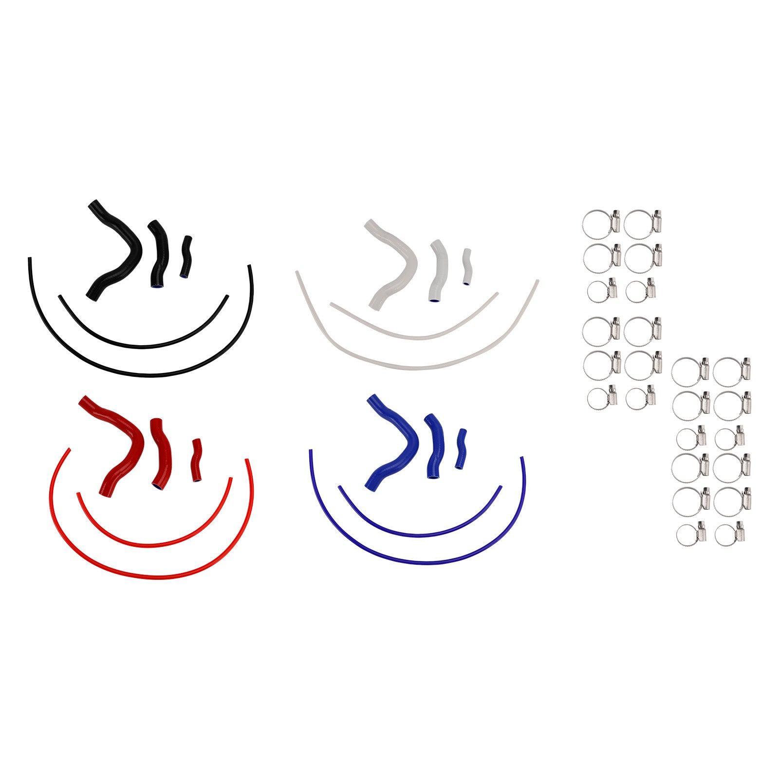 23-25 Honda CB750 Hornet XL750 Transalp Silicone Radiator coolant Hose