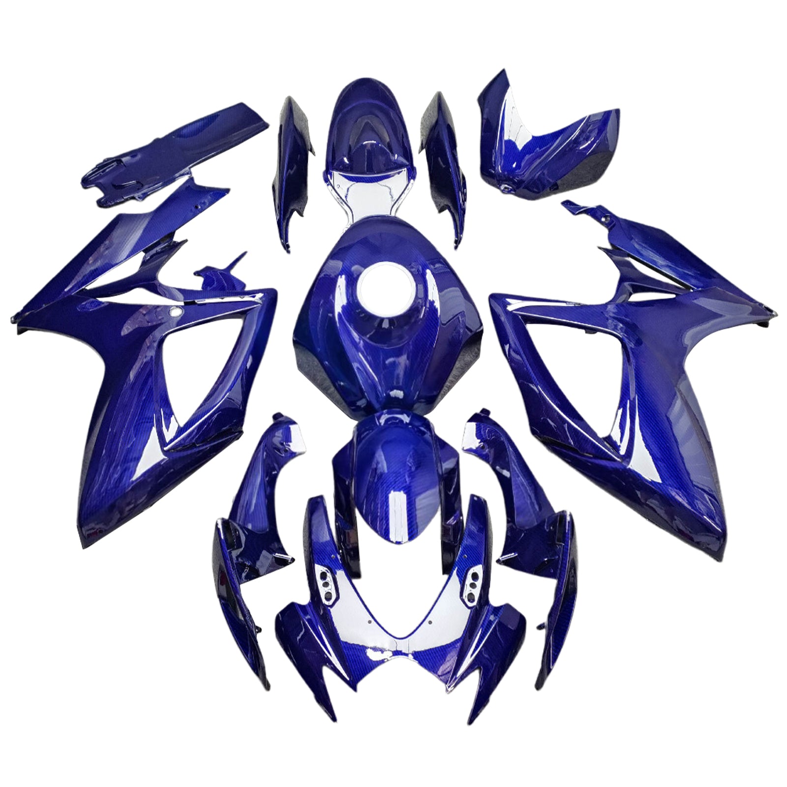 Amotopart 2006-2007 Suzuki GSXR 600/750 Blue Fairing Kit