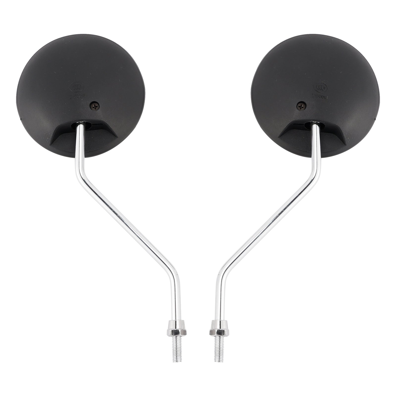 Honda NA NC NQ NX SE TG50 Express Spree Gyro Elite 50 Round Mirror Set Black