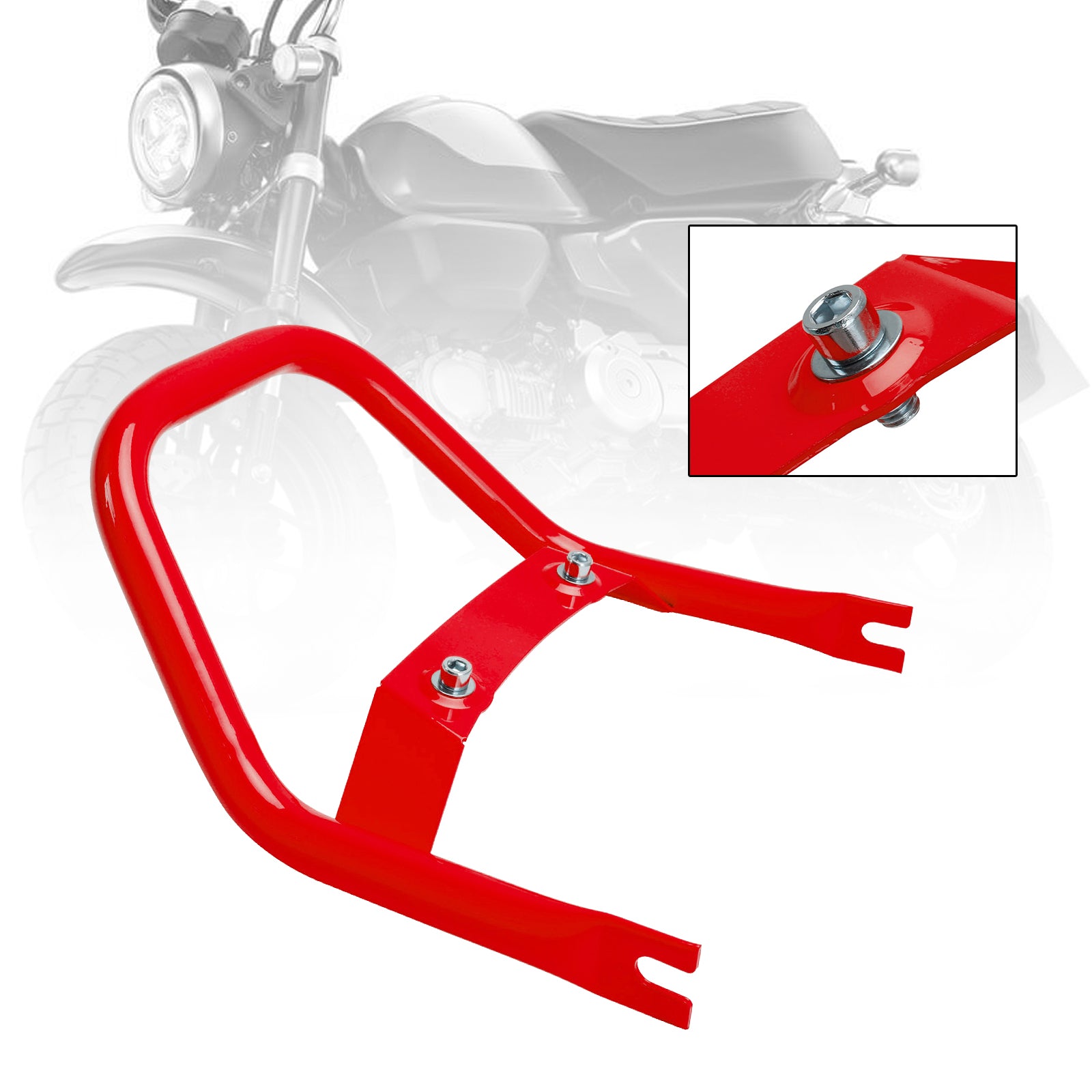 18-24 Honda Monkey 125 Beifahrer-Armlehnen-Handhalter