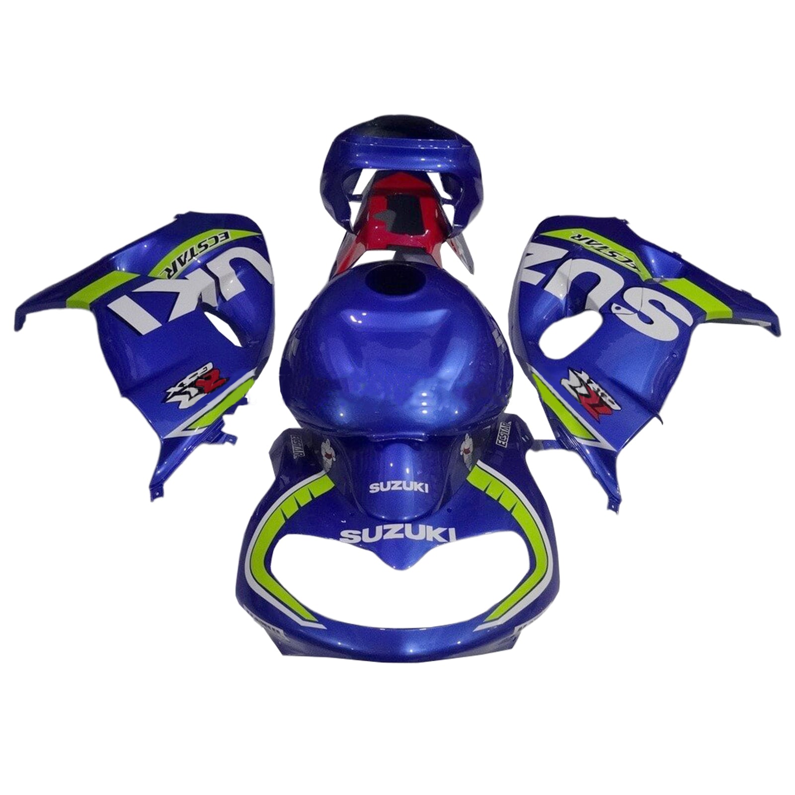 Amotopart 1998-2003 TL1000R Suzuki Blue&Neon Green Fairing Kit