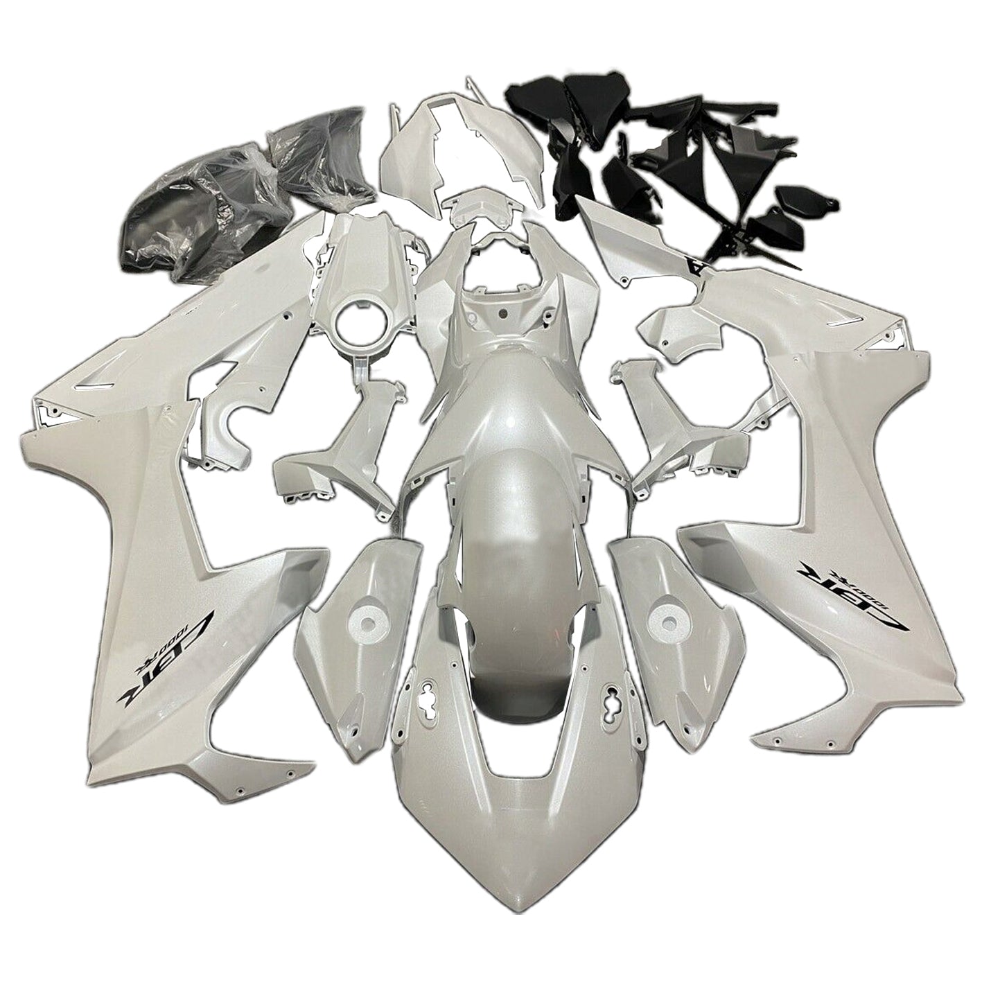 Amotopart 2017-2023 CBR1000RR Honda Pearl White Fairing Kit