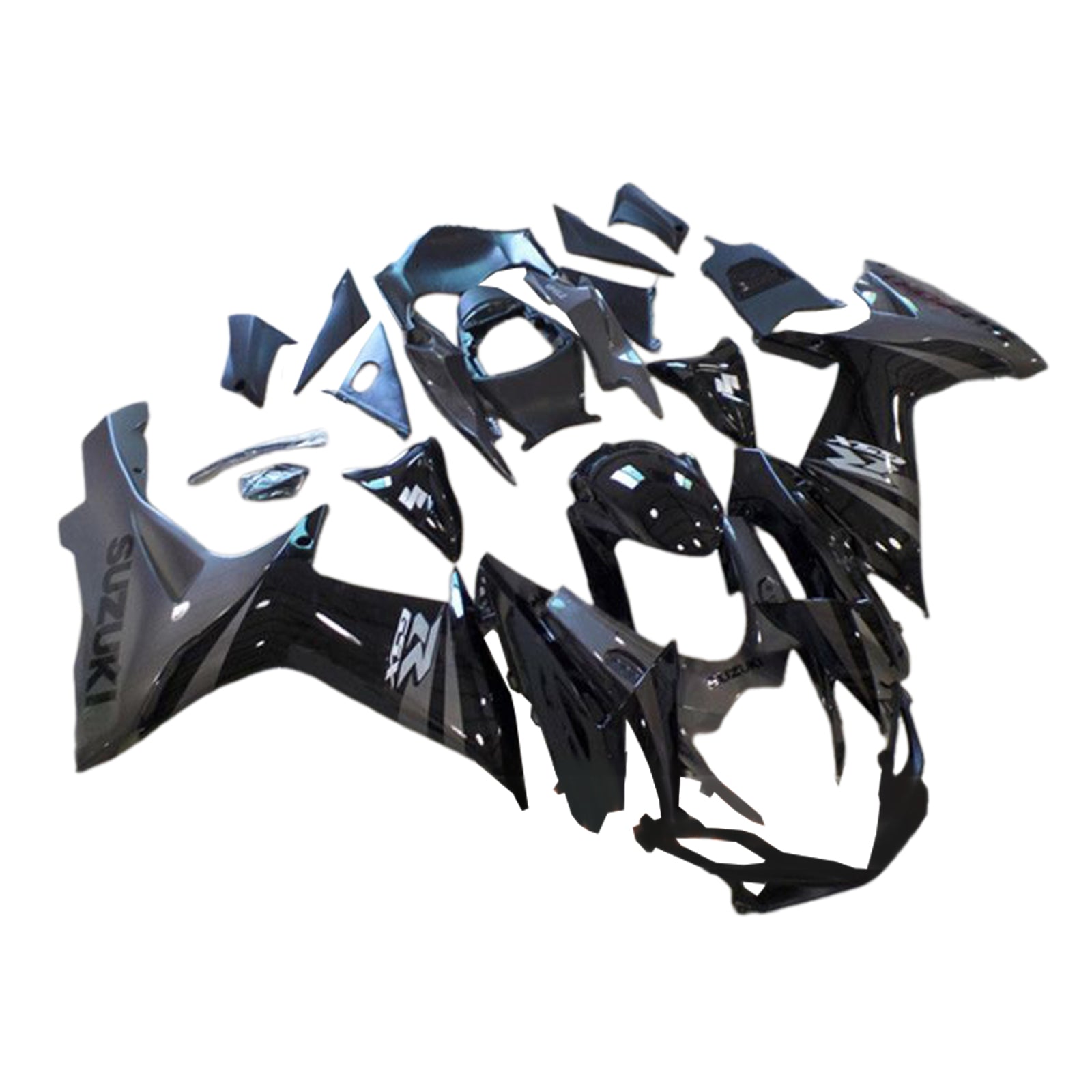 Amotopart 2011-2024 K11 GSXR 600/750 Suzuki Black&Grey Fairing Kit