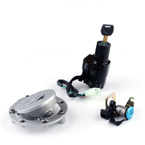 99-10 Honda CB400 VTEC Ignition Switch Fuel Gas Cap Seat Lock Key Kit