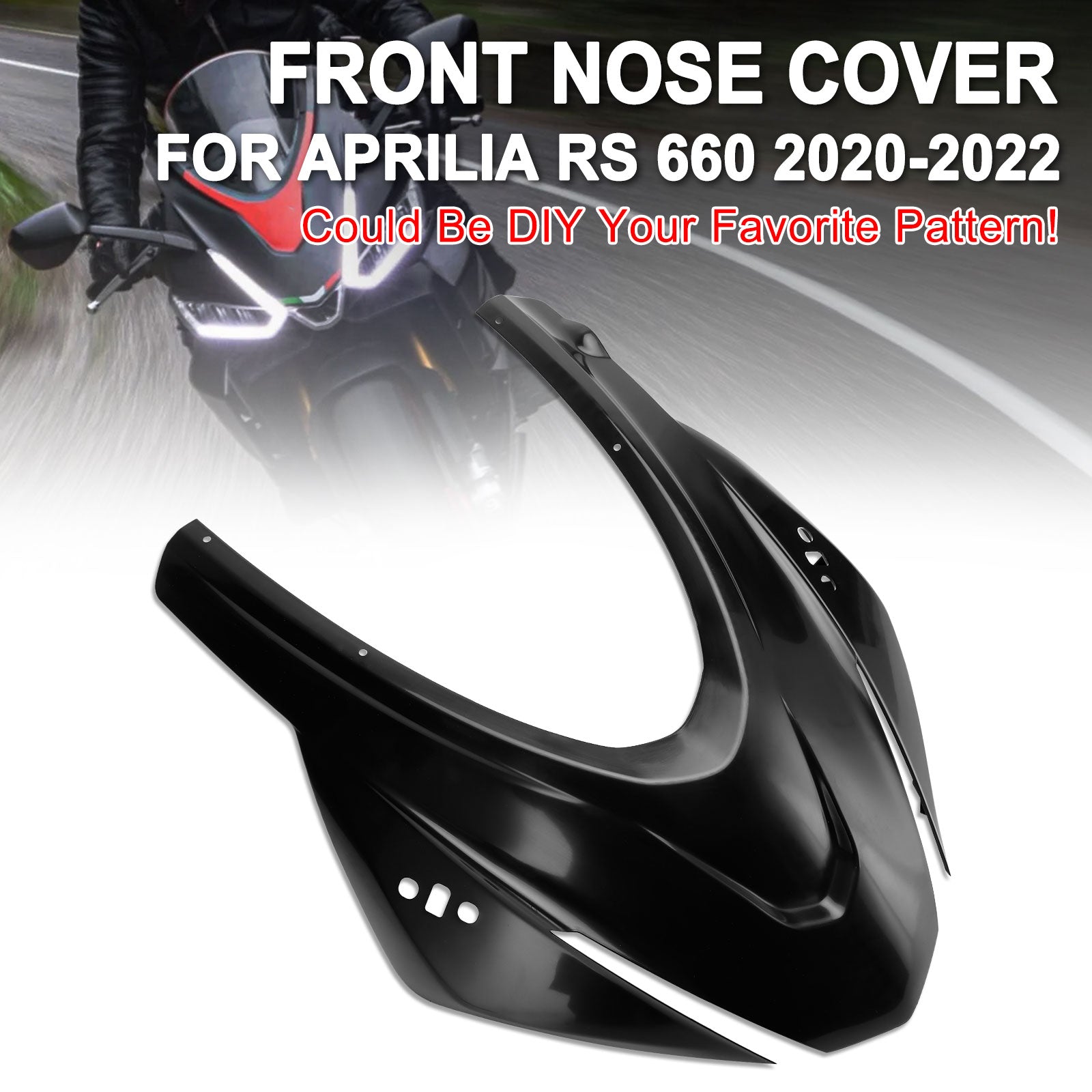 Unpainted Front Headlight Nose Cover For Aprilia RS 660 2020-2022