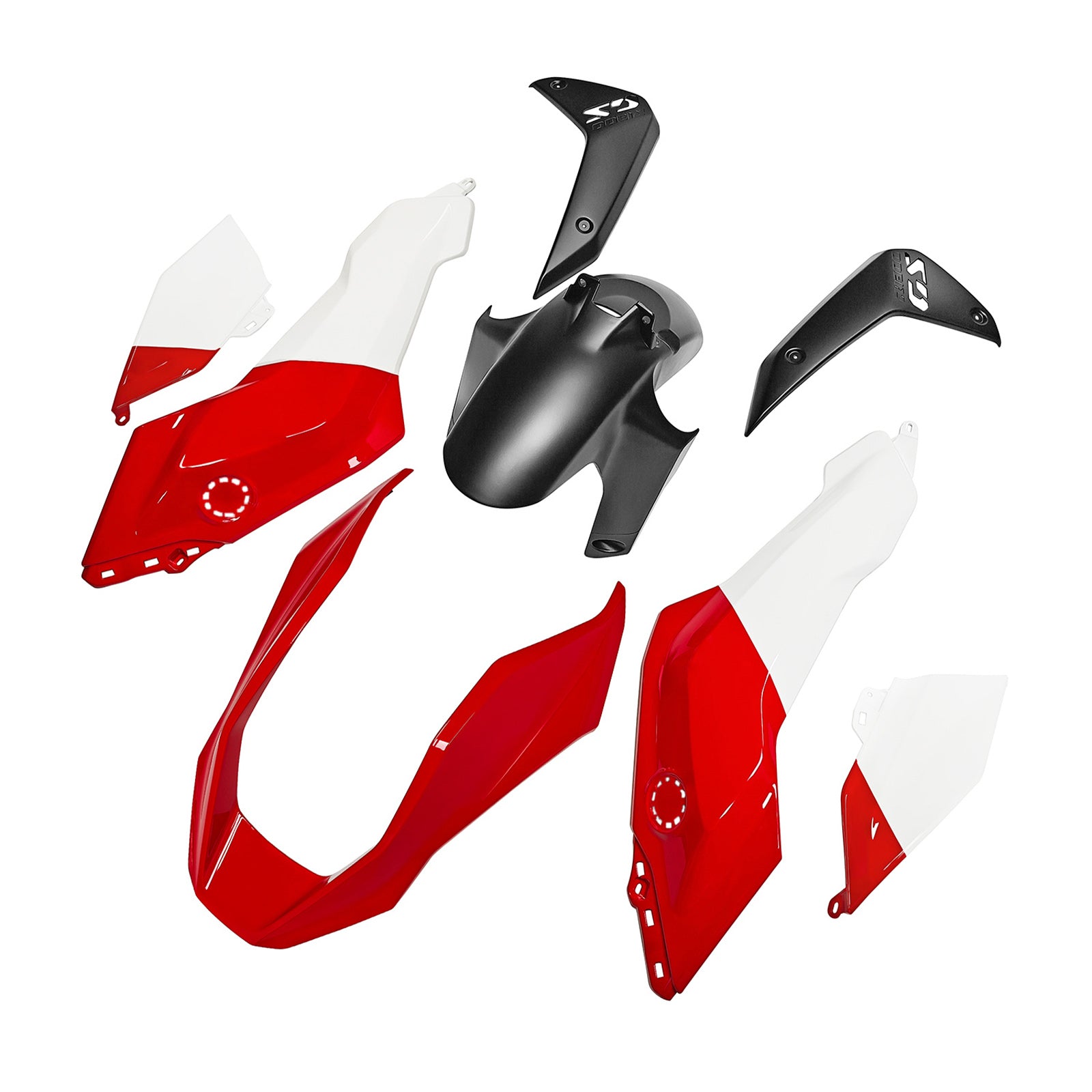 Amotopart 2024-2025 BMW R1300GS Red White Black Fairing Kit