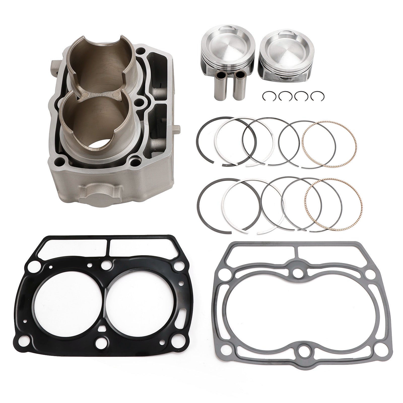 09-17 Polaris Ranger 800 80mm Cylinder Piston Gasket Top End Rebuild Kit