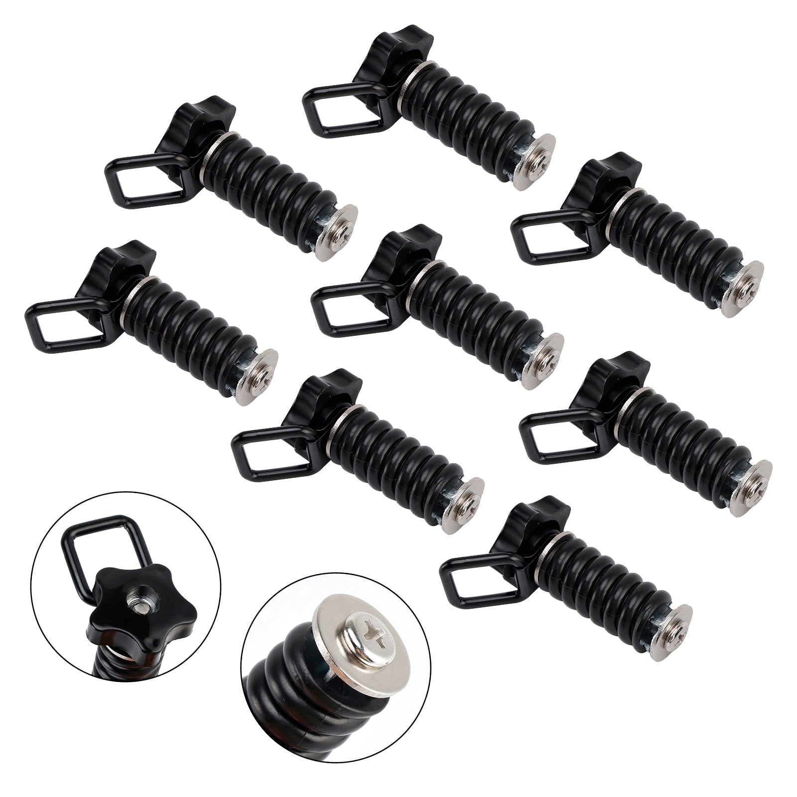 13-25 Polaris Rzr Sportsman 8X Tie Down Anchors Blocco ad anello flessibile & Ride