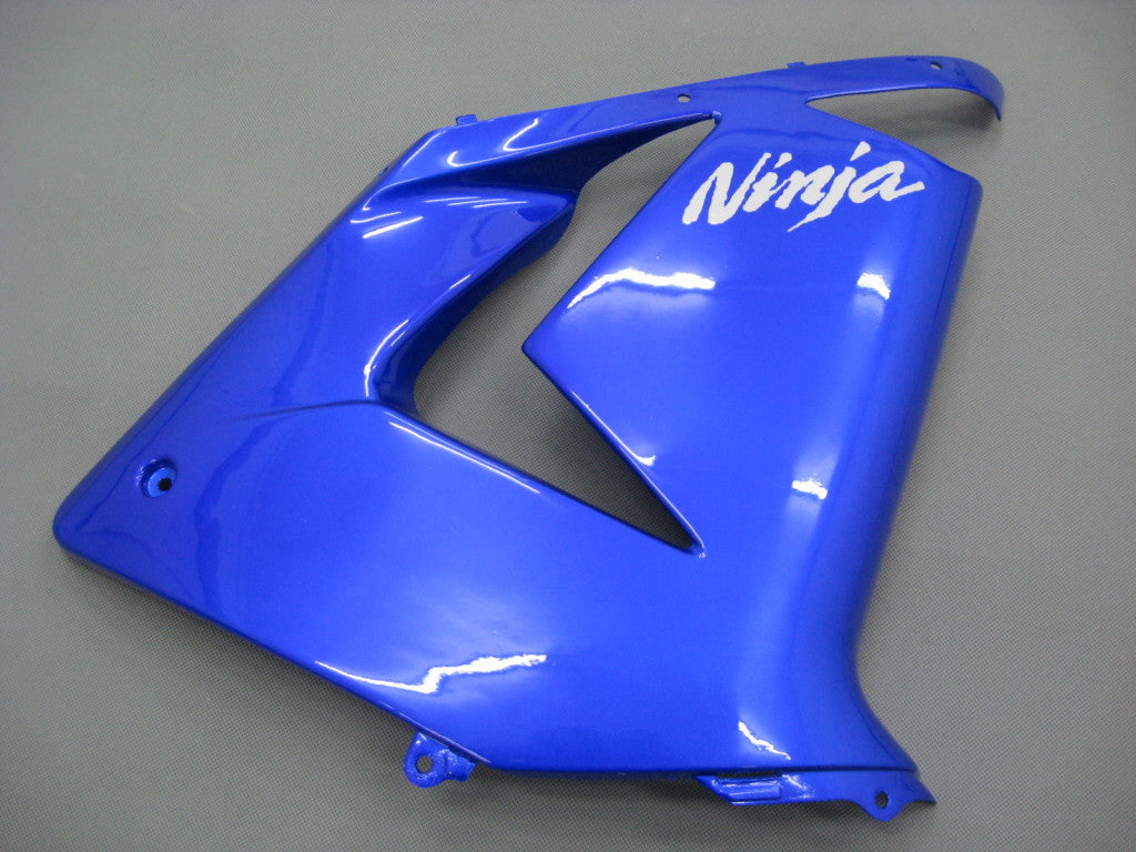 Amotopart 2004–2005 Kawasaki ZX10R Verkleidungsset in Blau und Schwarz