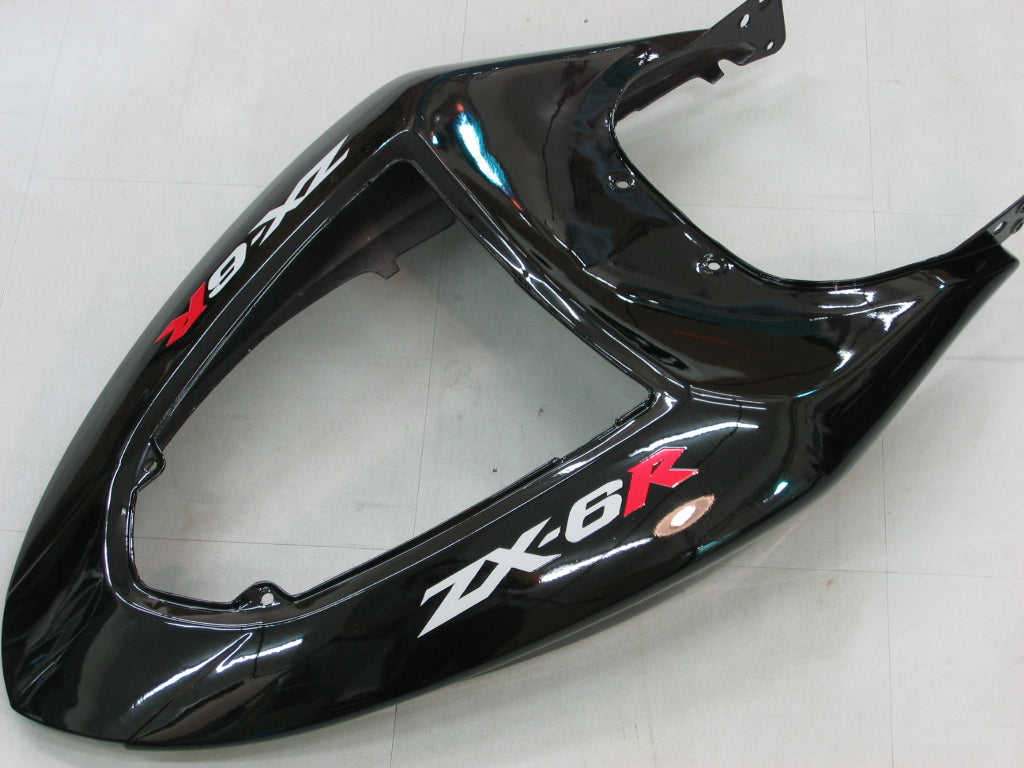 Amotopart 2005-2006 ZX6R 636 カワサキ ブラック フェアリングキット