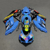 Amotopart 2004-2005 Honda CBR1000RR Blue with Graphics Fairing Kit