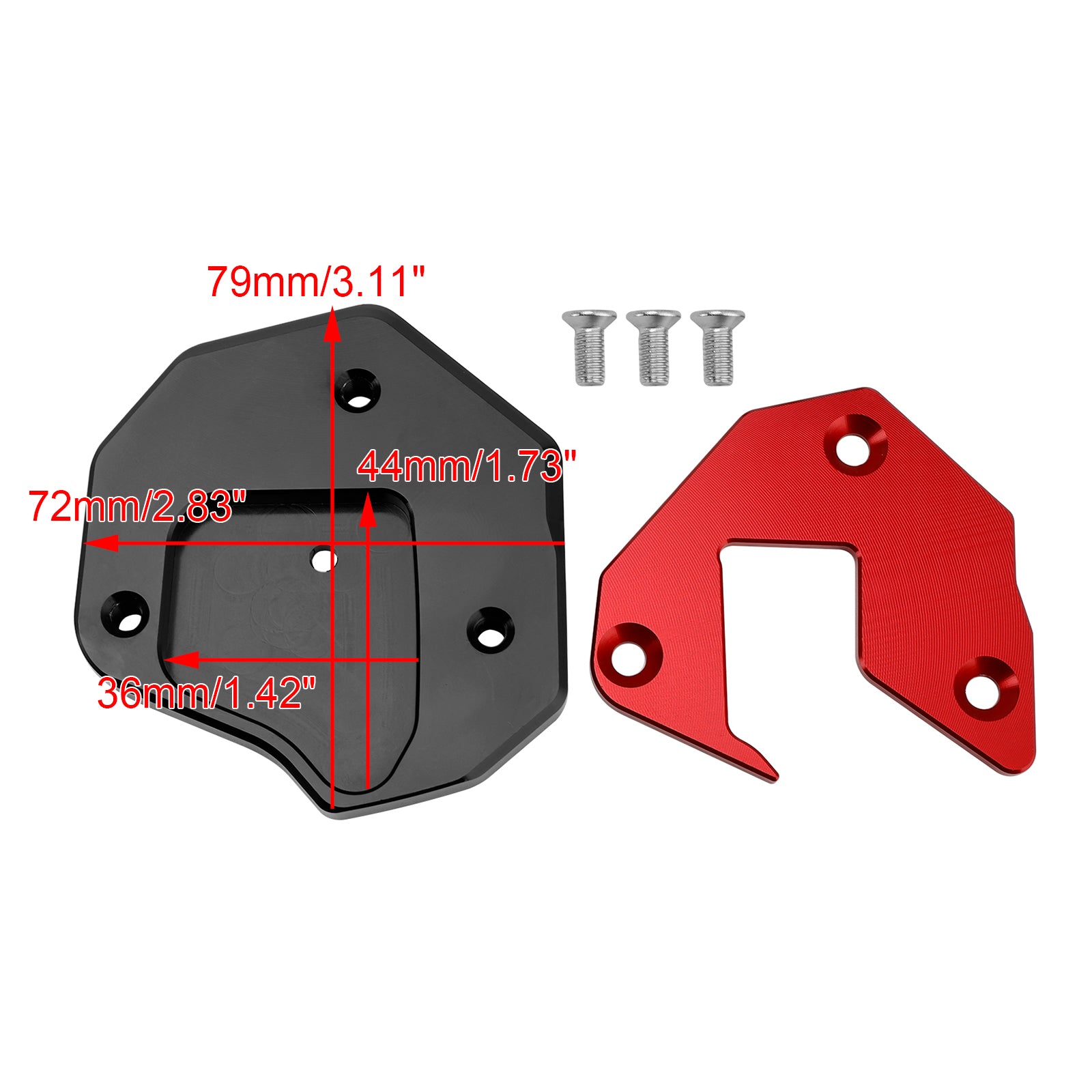 Suzuki GSXR1300R 2008-2020 Kickstand Enlarge Plate Pad
