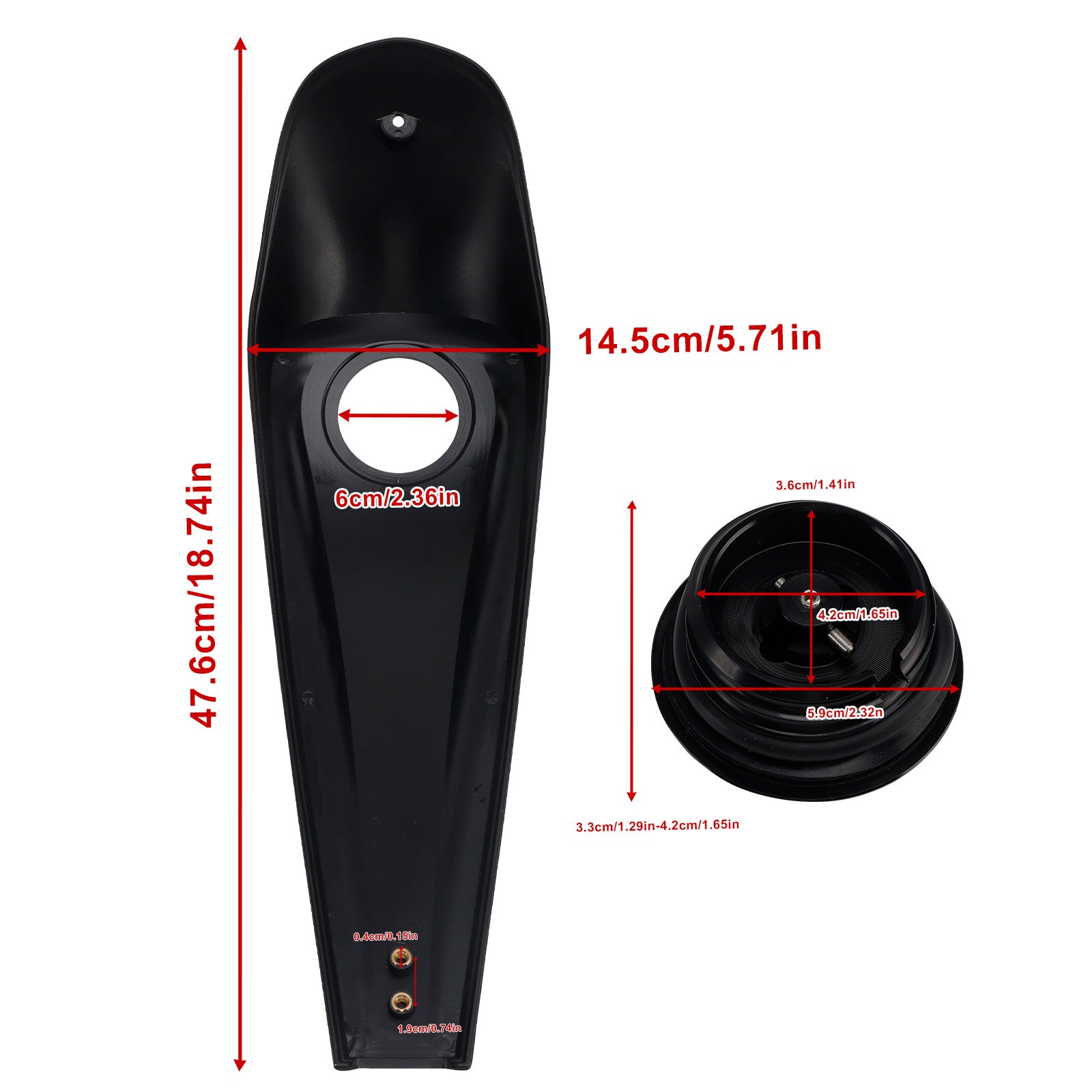 Touring Electra Road Glide 08-23 Dash Fuel Console Cover Gas Tank Cap