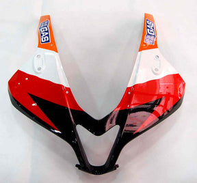 Amotopart 2009-2012 Honda CBR600RR Kit carena Repjol rosso e arancione