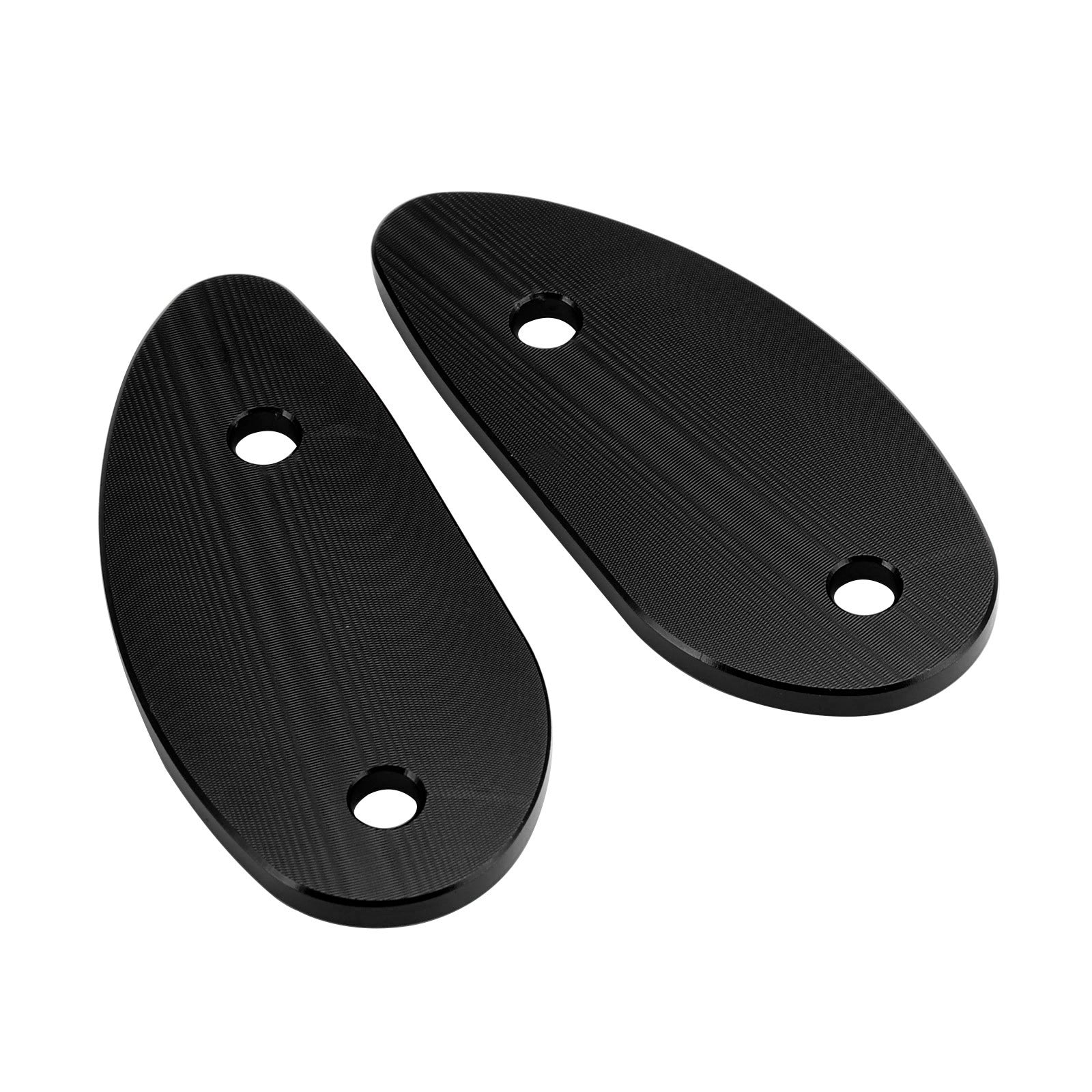 Schwarze Spiegellösch-Blindblockplatten für Honda CBR1000RR 2008–2023