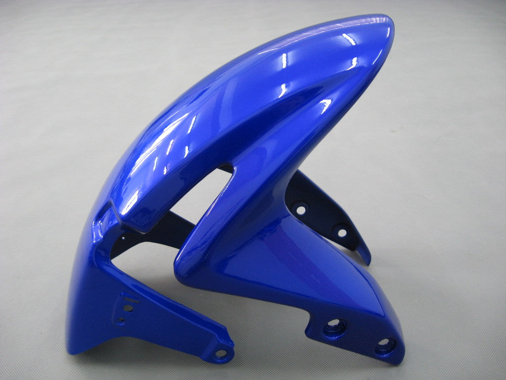 Amotopart 2007-2008 Honda CBR600RR Kit de carenado azul y plateado