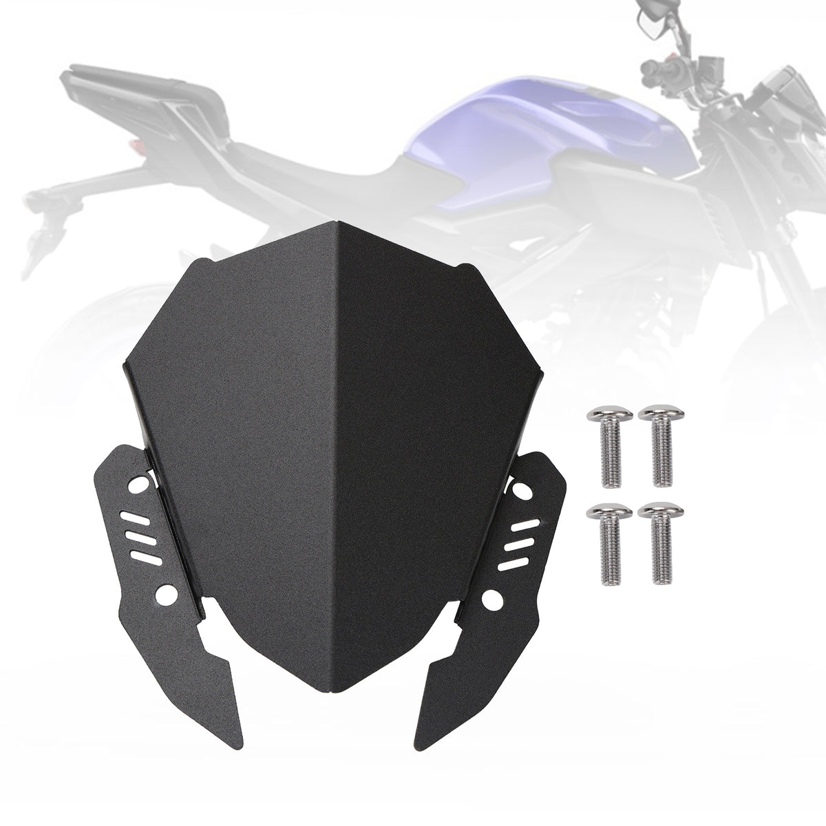 Windschutzscheibe Windschutzscheibe passend für Yamaha MT-15 2018–2023 MT-125 2020–2021