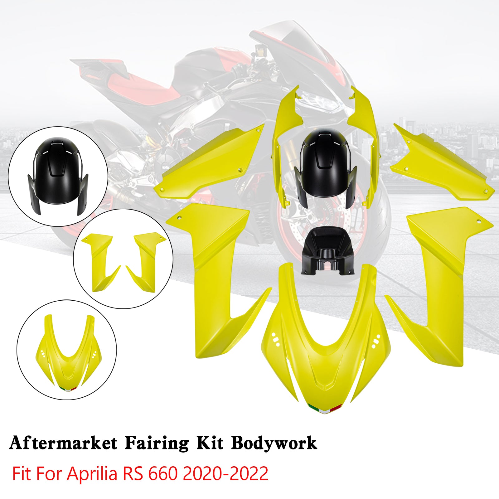 Amotopart (2020-2024) Aprilia RS 660 Fairing Kit Collection