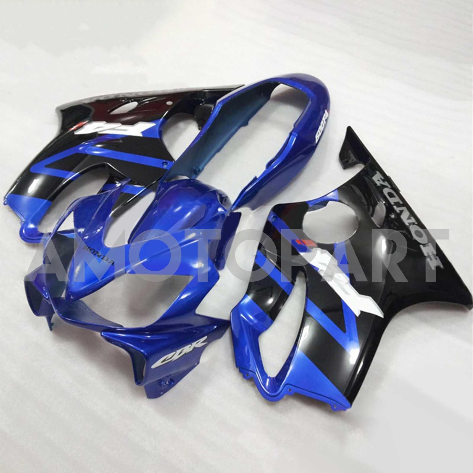 Amotopart 2004-2007 CBR600 F4i Honda Blue&Black Fairing Kit